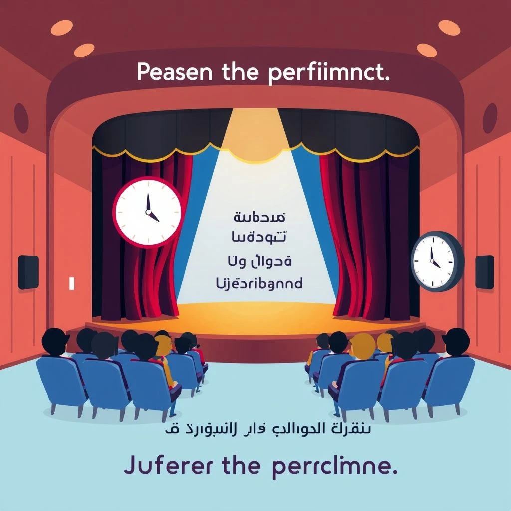 before the performance إتقان عبارة دليل قواعد بسيط لاستخدامها في الإنجليزية