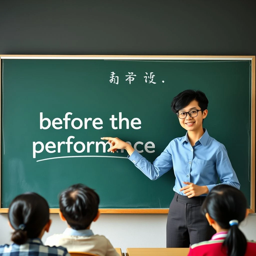 before the performance 掌握简单语法指南帮你用对状语短语表达事件顺序