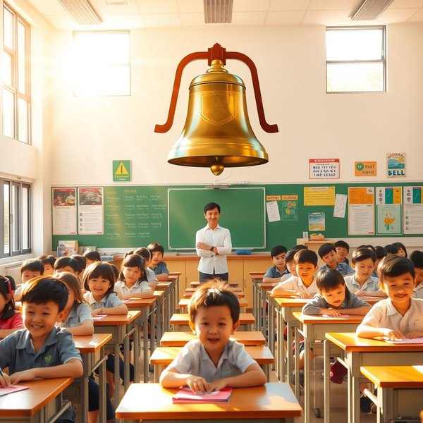 By the First Bell in the classroom