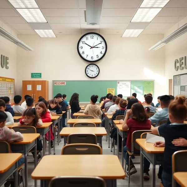 By the First Bell in the classroom
