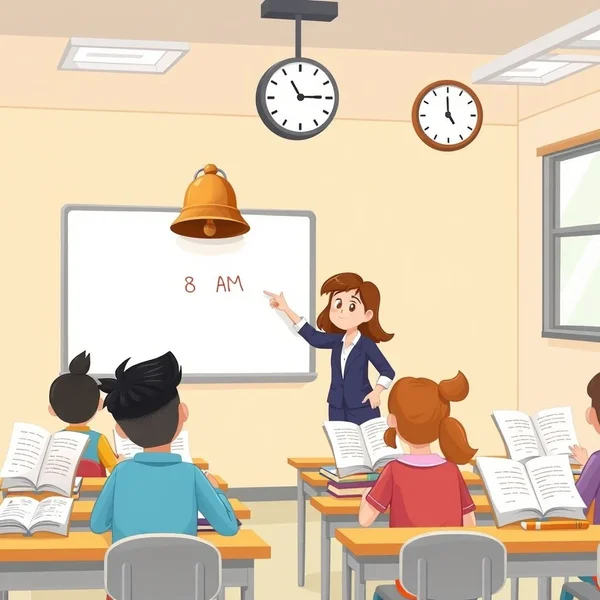 By the First Bell in the classroom