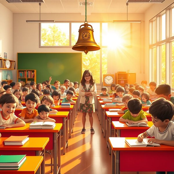 By the First Bell in the classroom