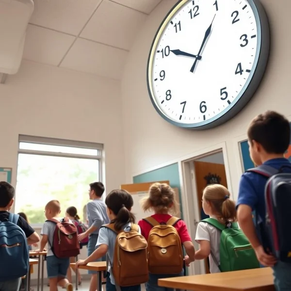By the First Bell in the classroom