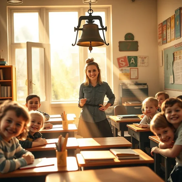 By the First Bell in the classroom