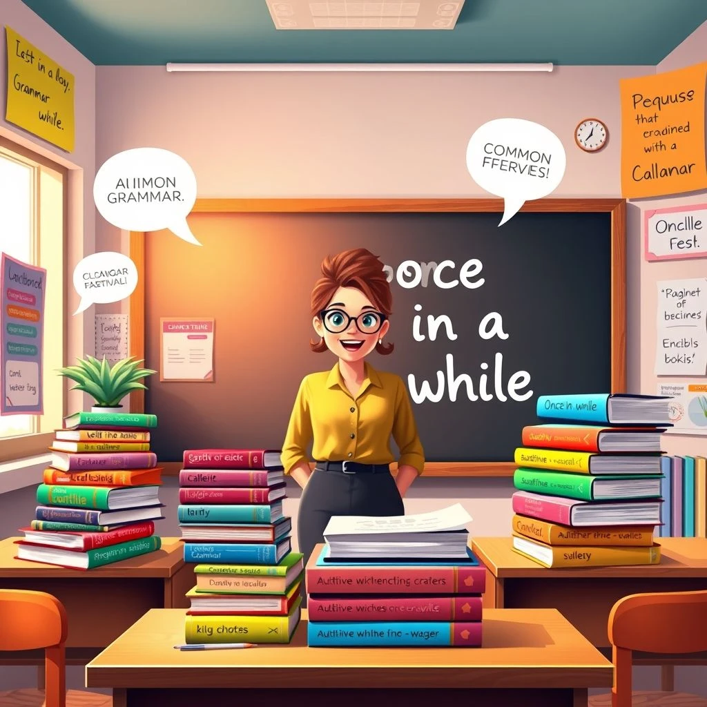 Dominando Once in a While Guia de Gramática Inglesa para Uso Natural