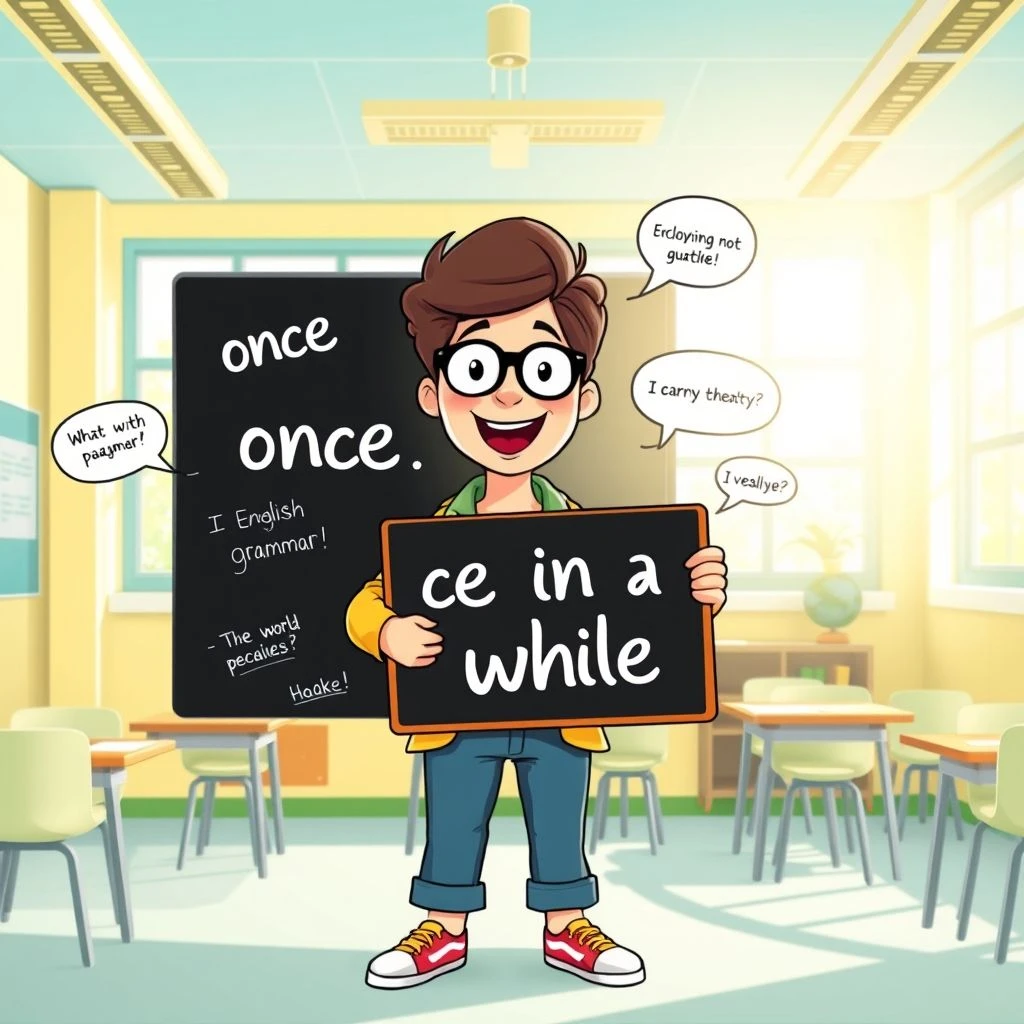 Dominando Once in a While: Guía sencilla para tu gramática inglesa
