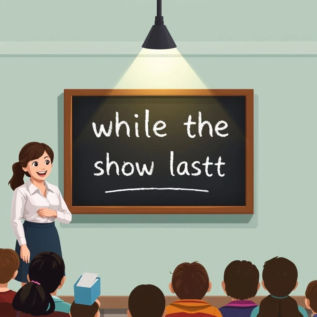 Dominando while the show lasted Um Guia Simples de Gramática