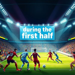 during the first half إتقان التعبير ودليلك البسيط لقواعد اللغة الإنجليزية