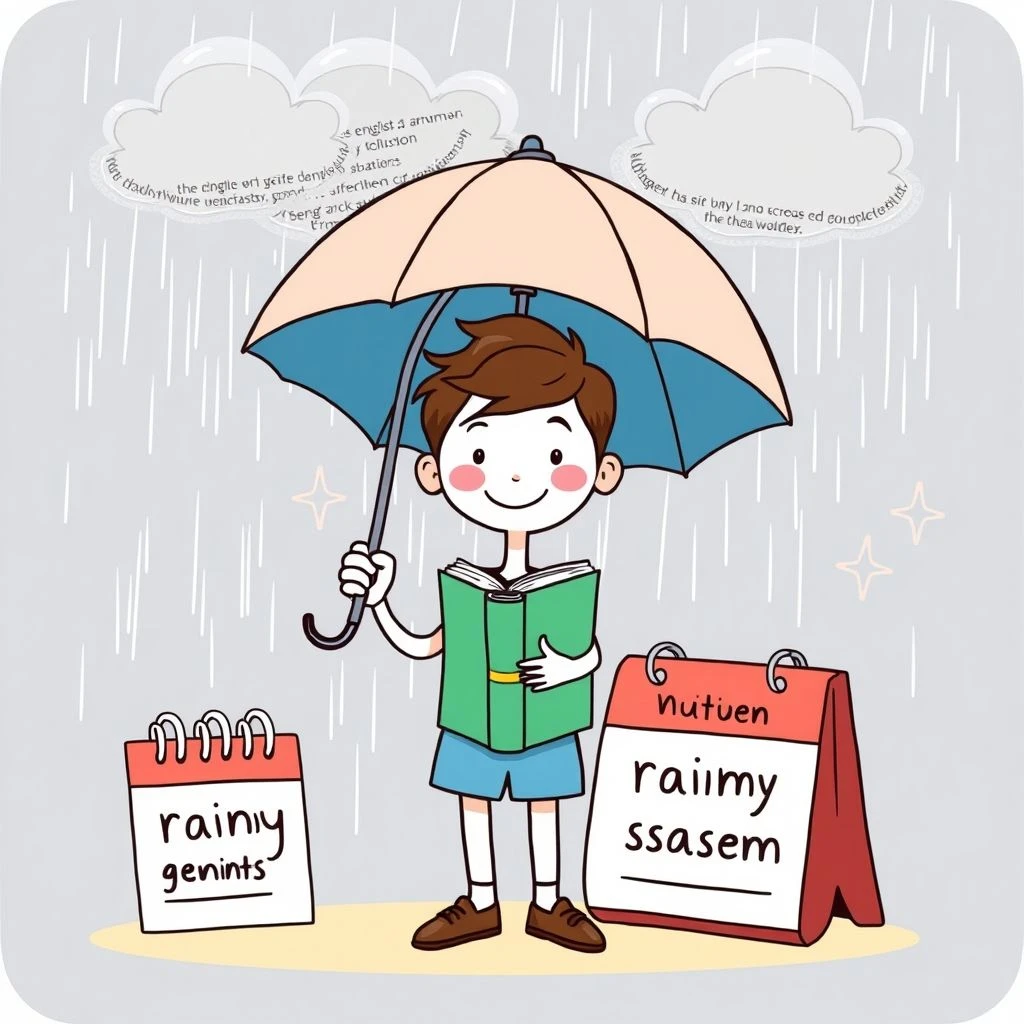 "during the rainy season" 완전 정복 쉬운 문법 가이드로 자연스럽게 영어 쓰기