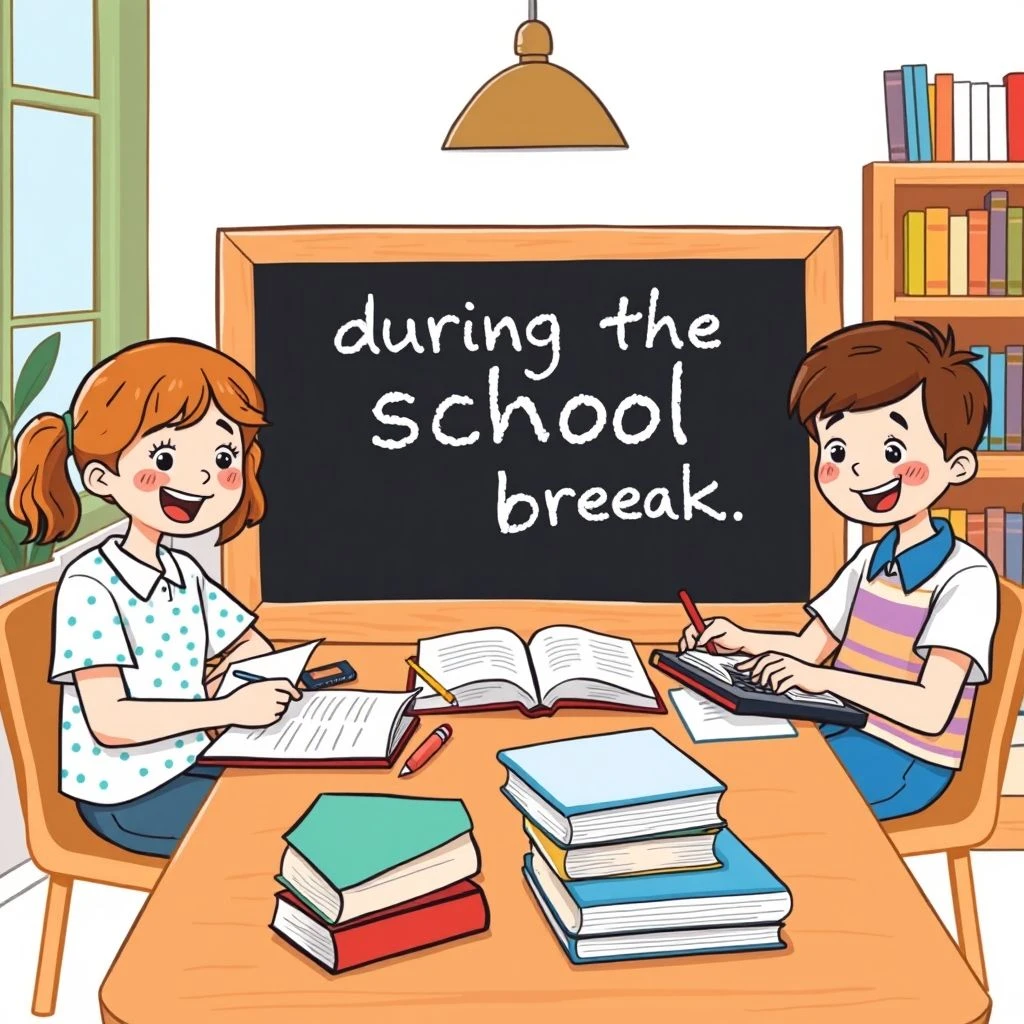 During the School Break Ustalaşmak ESL Öğrencileri İçin Dilbilgisi Rehberi