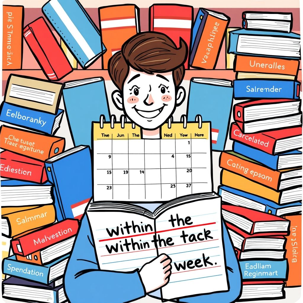 Het beheersen van within the same week in het Engels: snelle grammaticagids