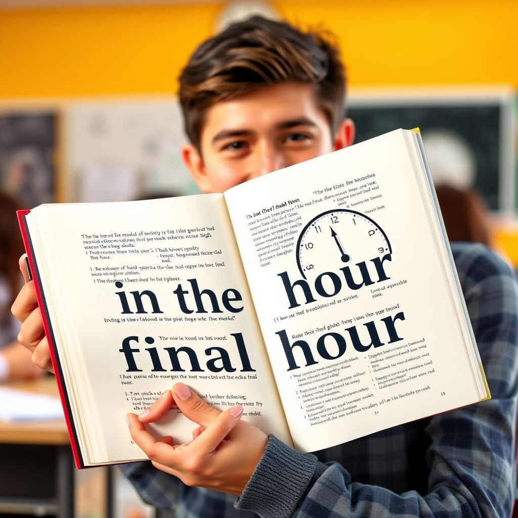 "in the final hour" 마스터하기 ESL 학습자를 위한 간단한 문법 가이드로 마지막 순간까지 완벽하게 사용하기
