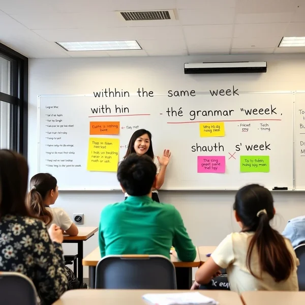 Hiểu về "Within the Same Week" trong tiếng Anh