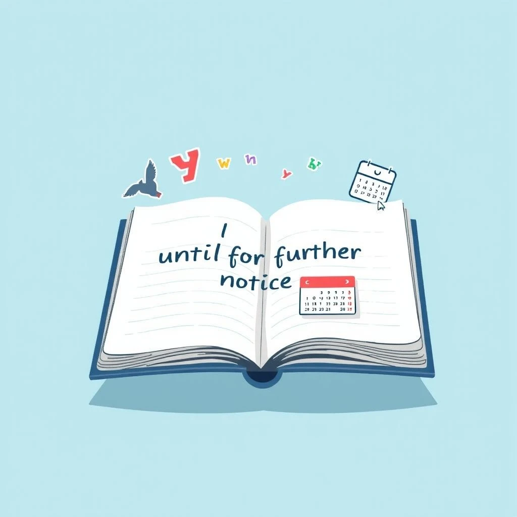 Maîtriser Until Further Notice Guide Grammaire Simple pour Tous Niveaux