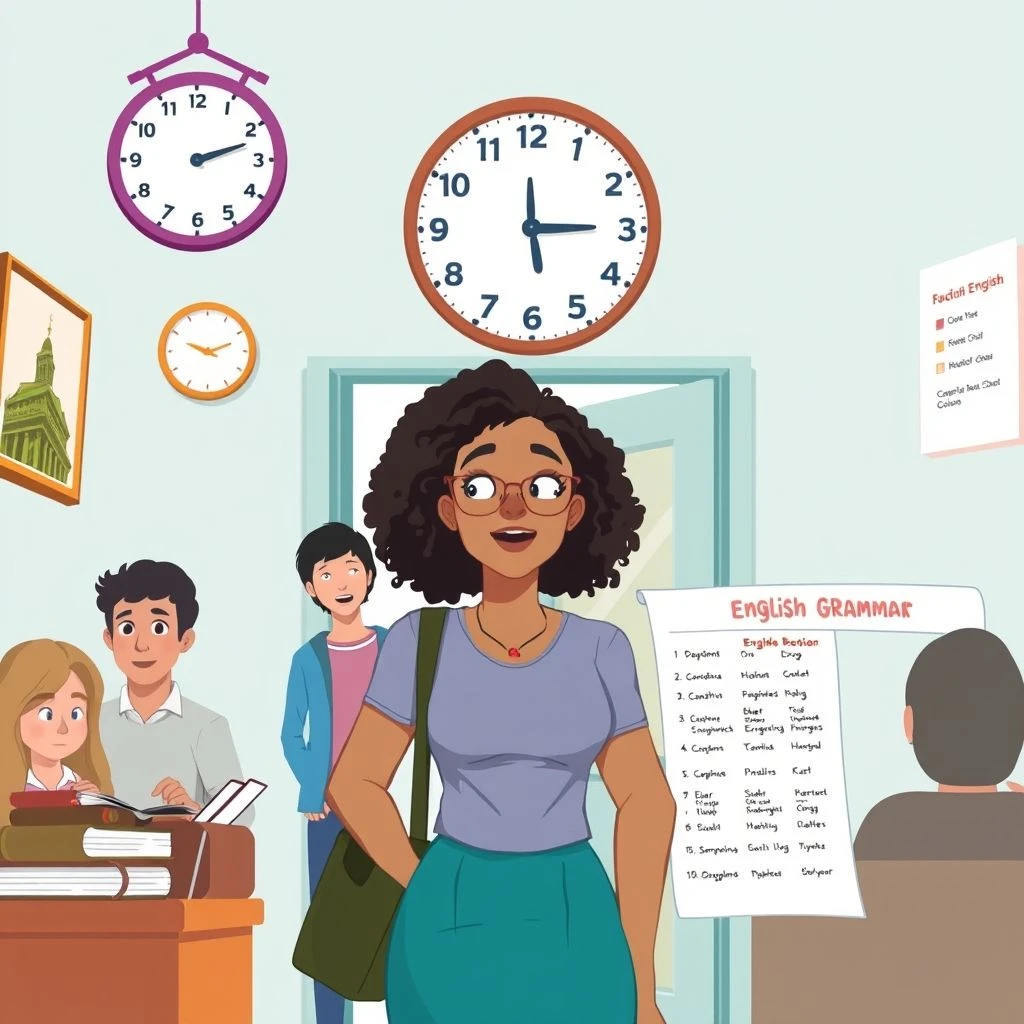 Maîtriser when she arrived guide de grammaire simple pour l’anglais