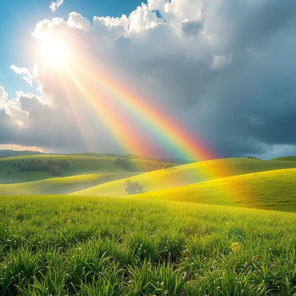 Using "after the thunderstorm" in English