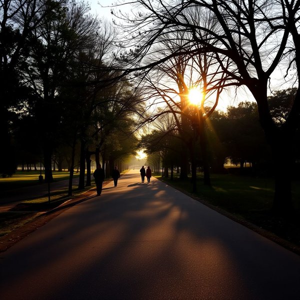 In the early evening