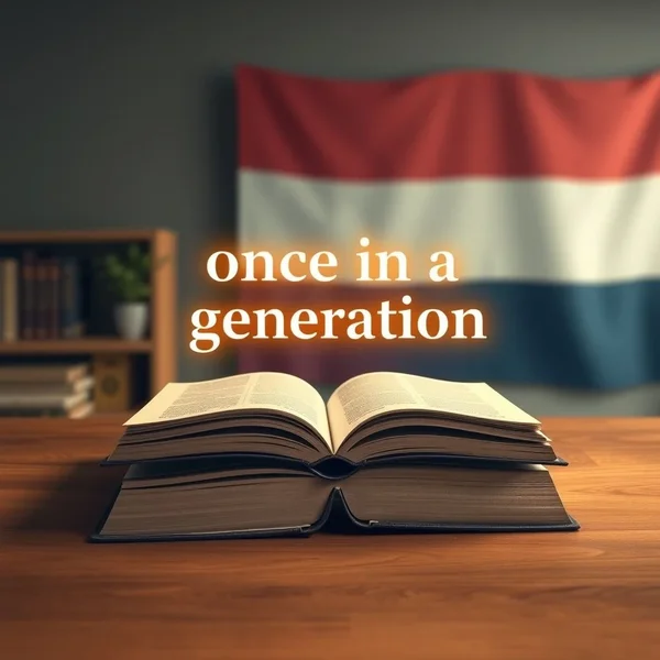Het begrip "Once in a Generation" in het Engels