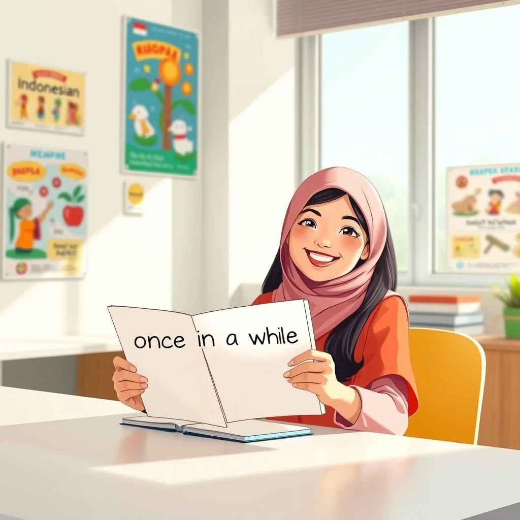 Menguasai Once in a While Panduan Tata Bahasa Inggris yang Sederhana