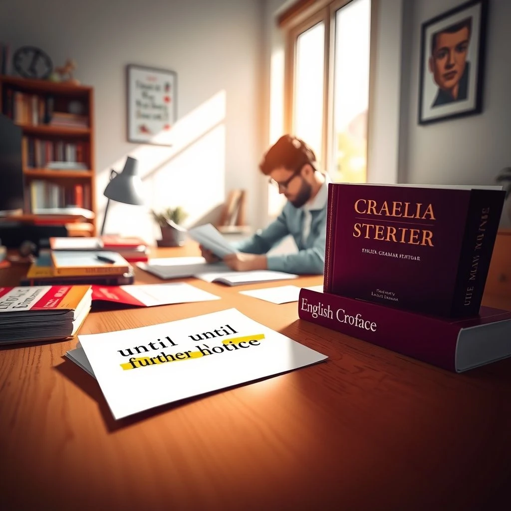 Menguasai Until Further Notice Panduan Tata Bahasa yang Sederhana