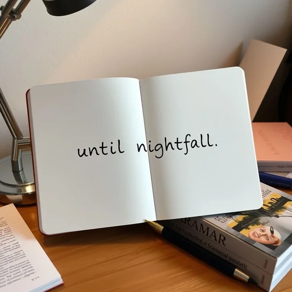 Mastering 'until nightfall'