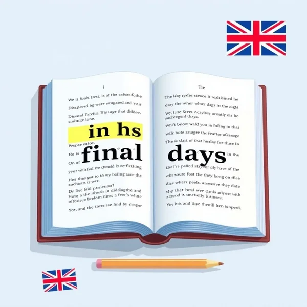 Понимание "in his final days" в английском языке