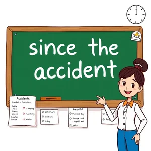 Осваиваем since the accident: Простой грамматический справочник