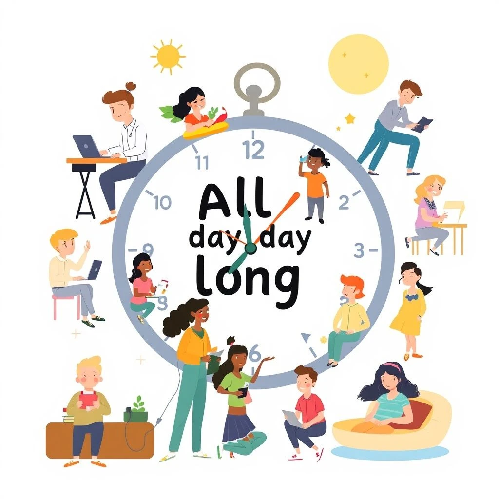 Padroneggiare All Day Long Guida Semplice alla Grammatica Inglese