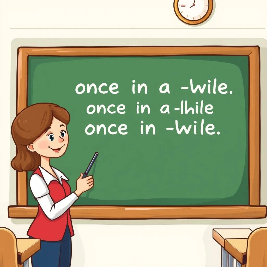 Padroneggiare Once in a While: guida semplice alla grammatica inglese