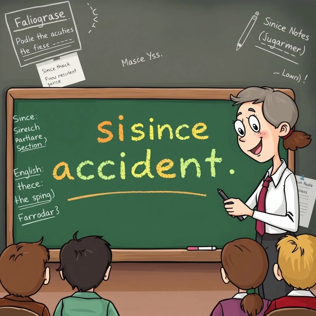 since the accidentをマスターしよう シンプルな文法ガイドと例文・使い方のコツ