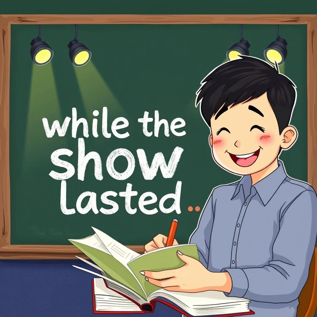 Thành thạo while the show lasted Hướng dẫn Ngữ pháp Đơn giản dễ áp dụng