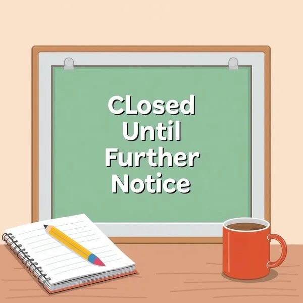 Understanding "until further notice"