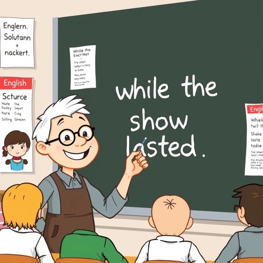 while the show lasted beheersen met deze eenvoudige grammaticagids