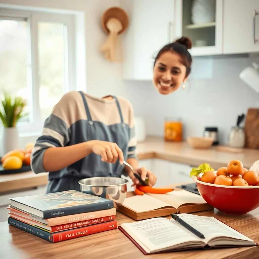 اتقان عبارة while she was cooking دليل قواعد بسيط لتوضيح الأحداث المتزامنة