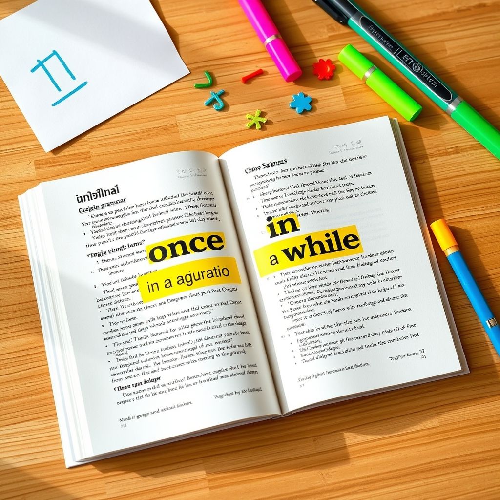 เชี่ยวชาญ once in a while คู่มือไวยากรณ์ภาษาอังกฤษฉบับง่าย