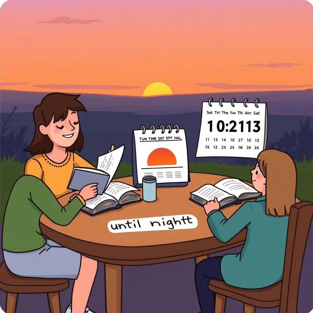 เชี่ยวชาญการใช้ Until Nightfall คู่มือไวยากรณ์ภาษาอังกฤษแบบง่าย