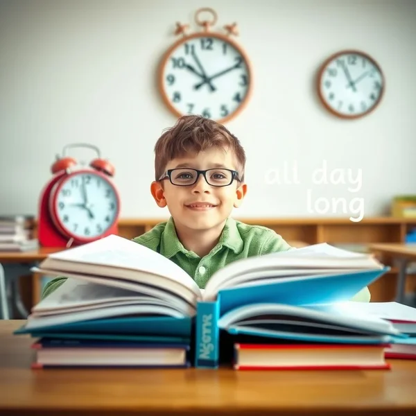 Using "all day long" in English