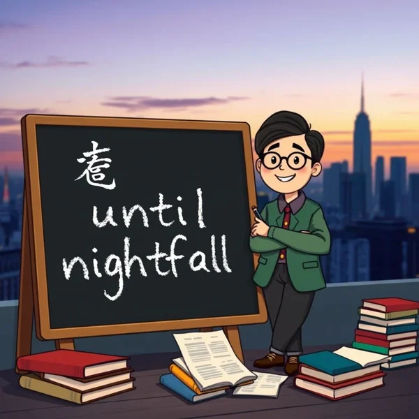 Mastering 'until nightfall'