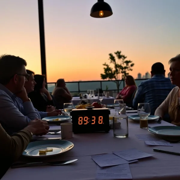 Using "around dinner time" naturally