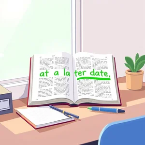 영어에서 at a later date 사용법 의미와 예시 부사구 활용법 안내