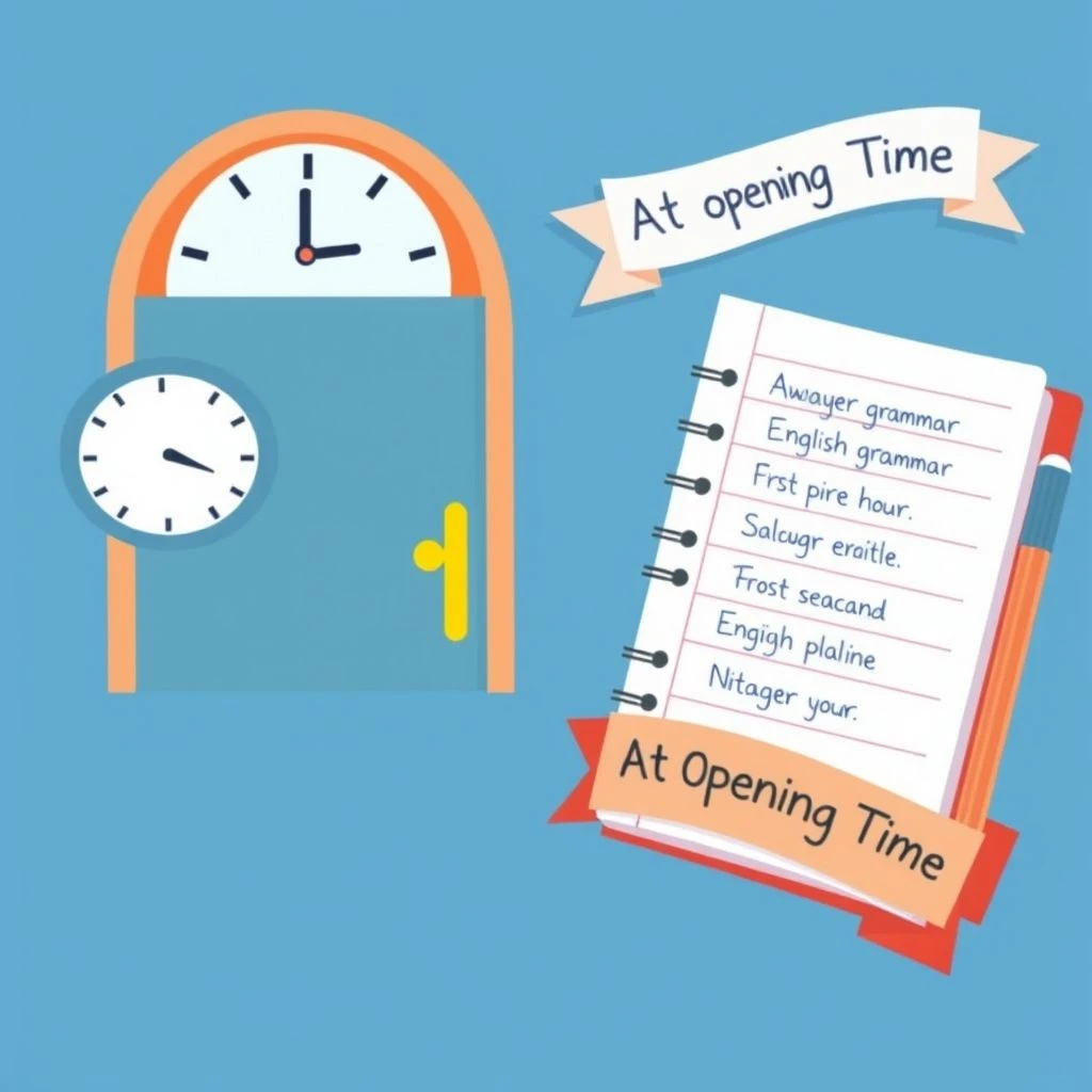 At opening time dominando um guia simples de gramática em inglês