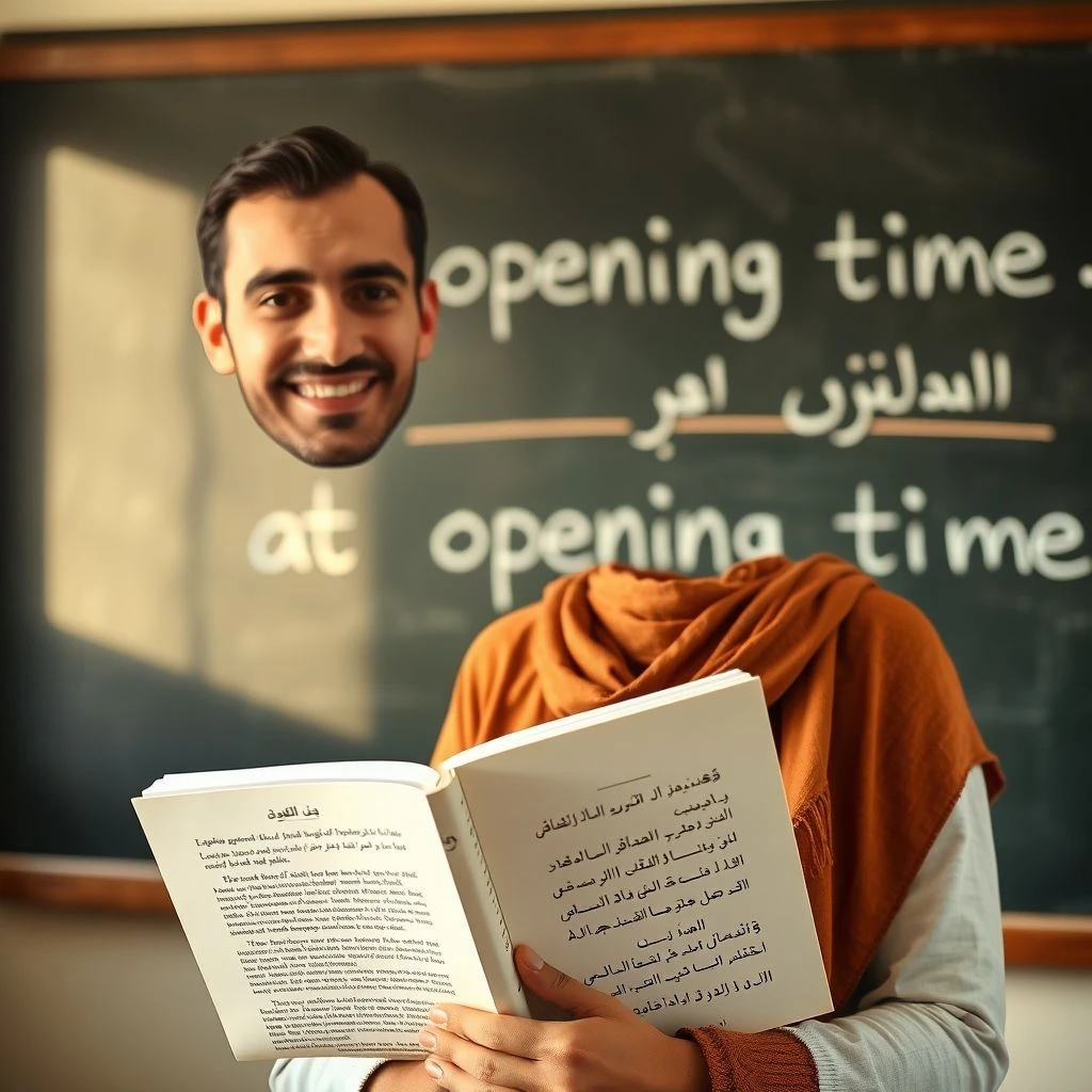 at opening time إتقان قواعد بسيطة وفهم معنى واستخدام العبارة