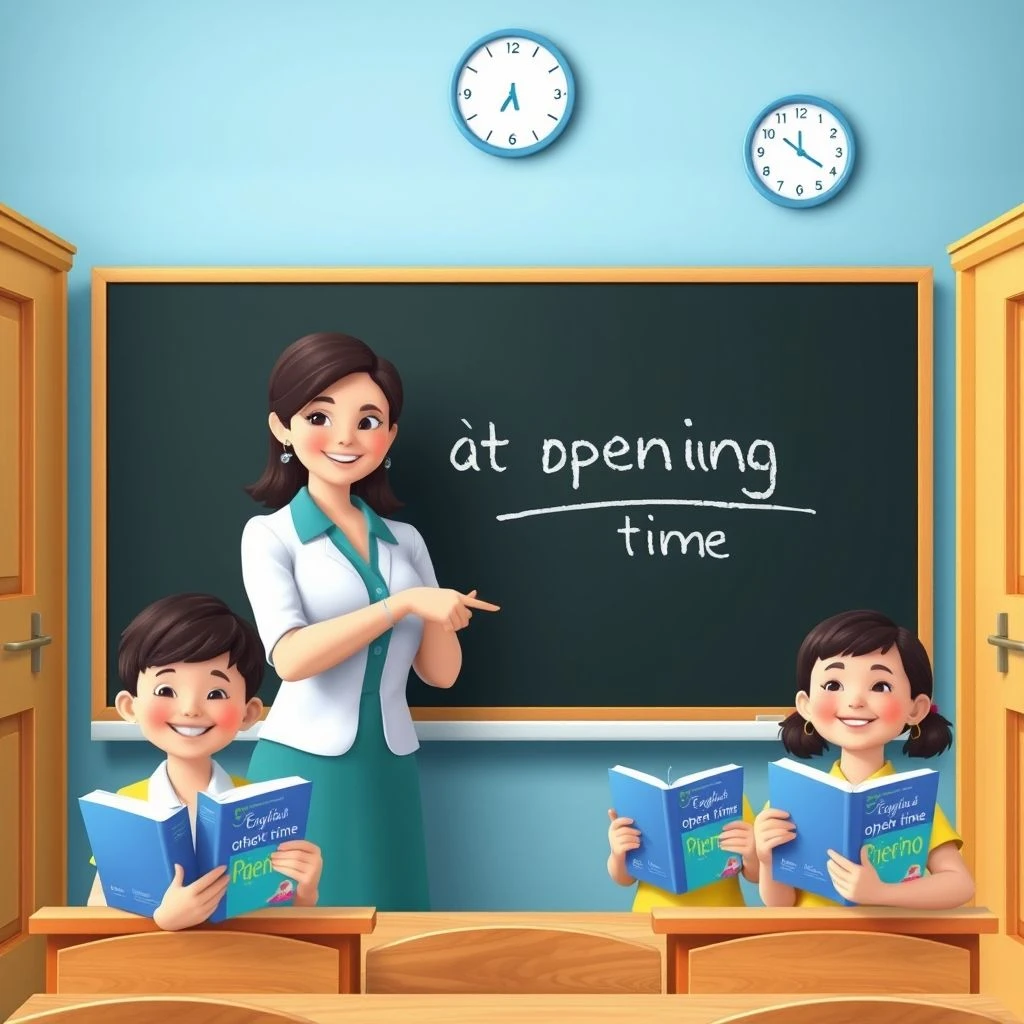 At opening time Làm Chủ at opening time Hướng Dẫn Ngữ Pháp Đơn Giản Dễ Hiểu