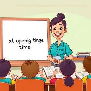 at opening time เชี่ยวชาญการใช้คู่มือไวยากรง่ายๆ เข้าใจง่าย ใช้คล่อง