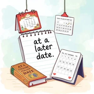 Come usare at a later date in inglese – Significato ed esempi pratici