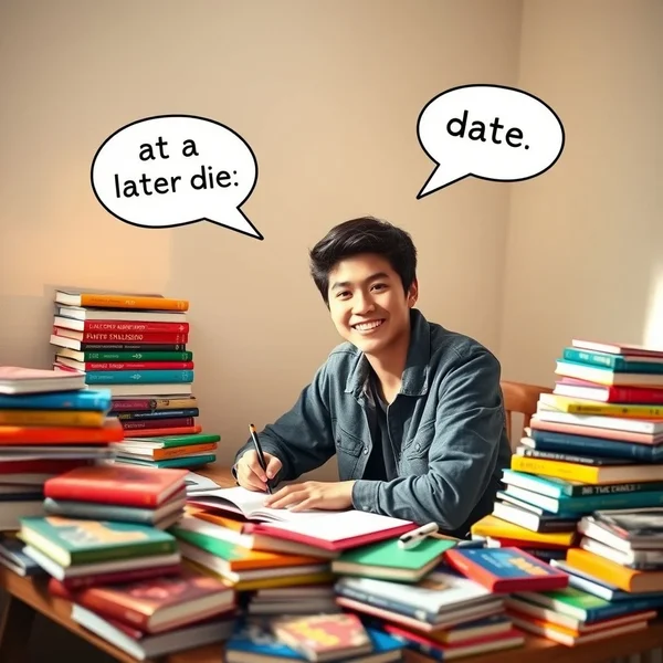 Understanding 'at a later date'