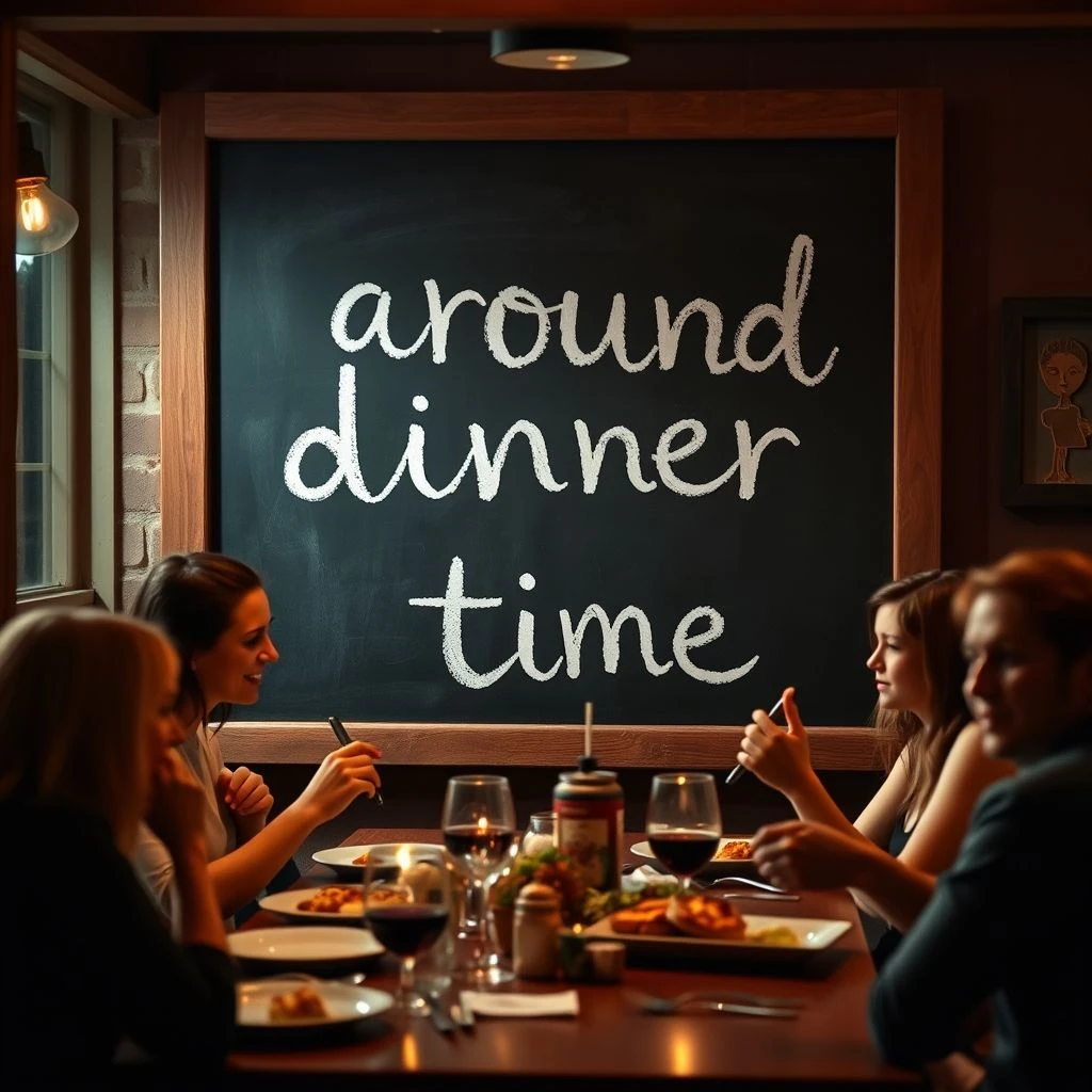 Die Beherrschung von Around Dinner Time Ein einfacher Grammatikleitfaden