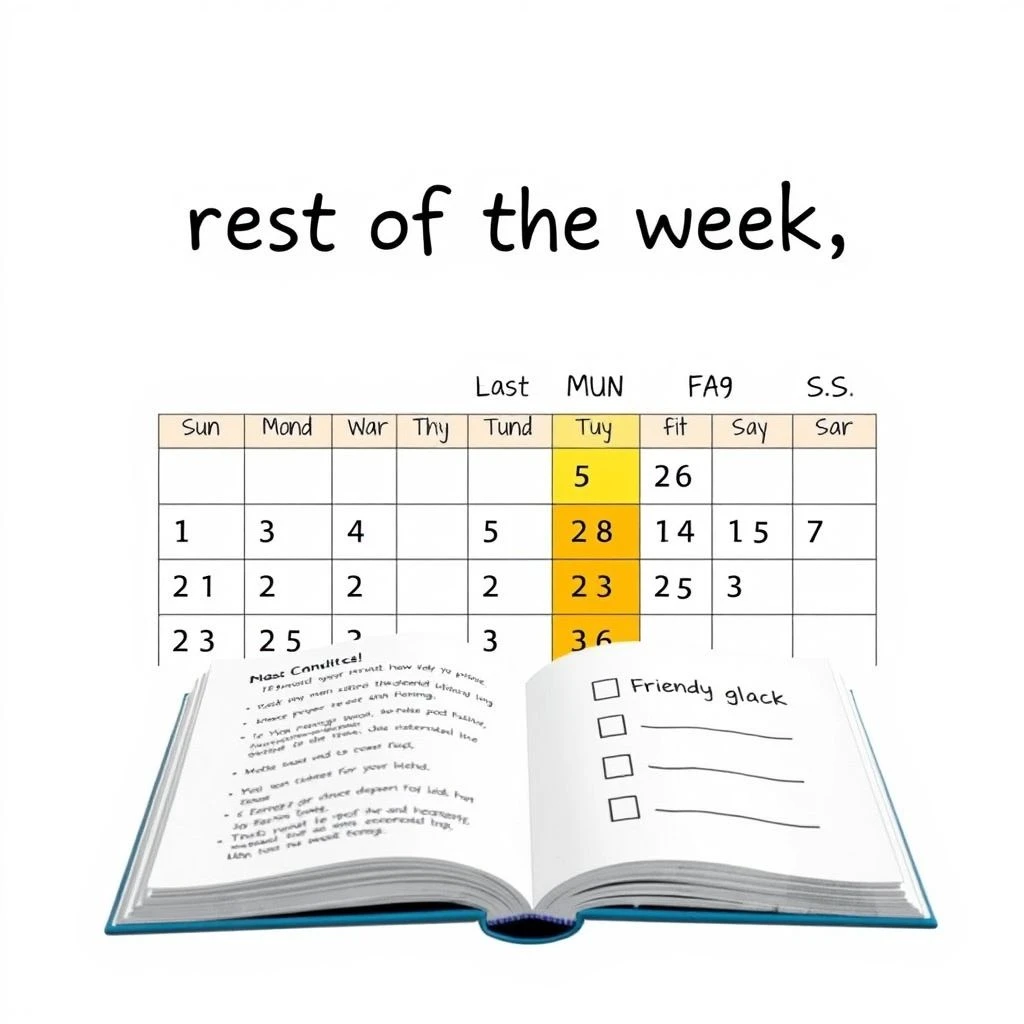 Dominando for the rest of the week com exemplos práticos para o dia a dia