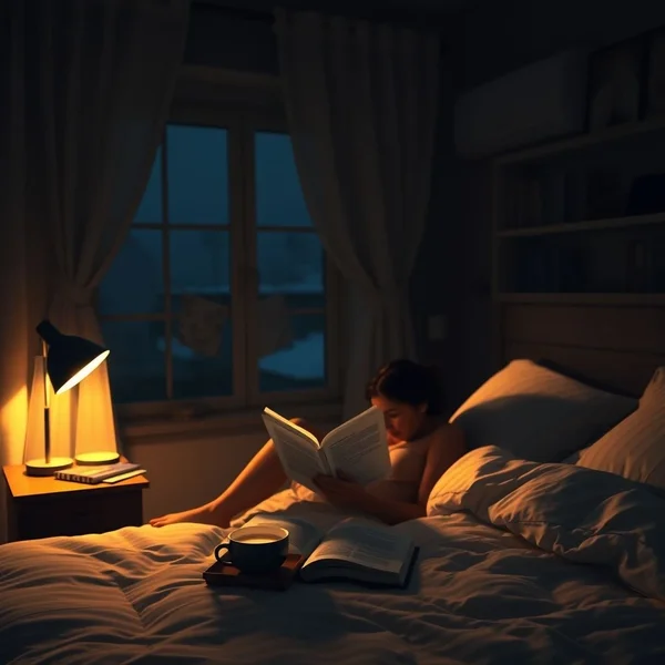 Image: Getting ready right before bed