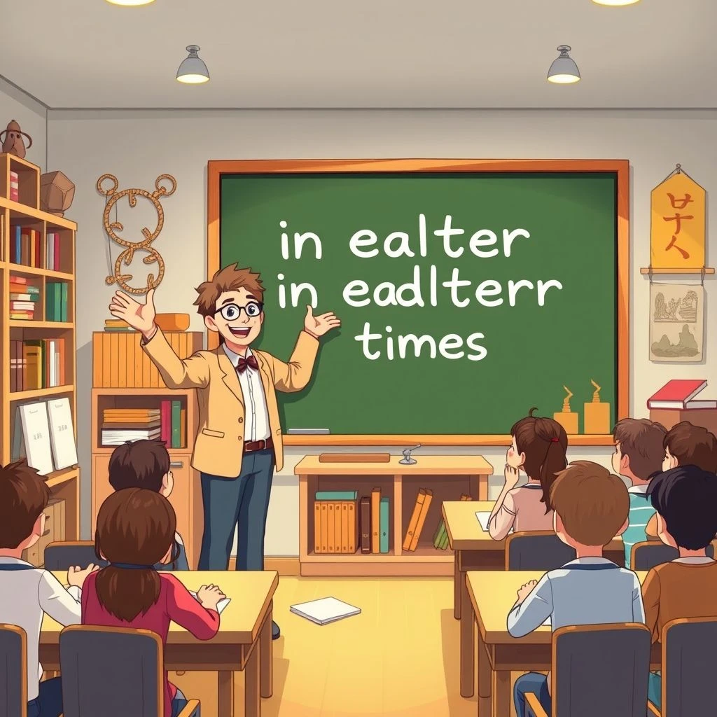 in earlier timesをマスターしよう ESL学習者のためのシンプルな文法ガイド